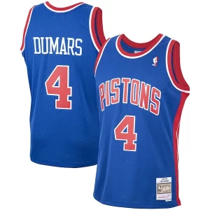Joe Dumars Detroit Pistons 1988/89 Refiné Hardwood Classics Swingman Jersey Blue