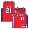 Joel Embiid Philadelphia 76ers Authentique Jordan Brand Preschool 2022/23 Replica Jersey Statement Edition Red