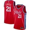 Joel Embiid Philadelphia 76ers Jordan Brand 2020/21 Magnifique Swingman Jersey Statement Edition Red