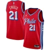 Joel Embiid Philadelphia 76ers Jordan Brand Unisex Swingman Jersey Statement Edition Red Éclatant
