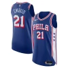 Joel Embiid Philadelphia 76ers Nike Authentic Jersey Association Superbe Edition Royal