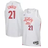 Joel Embiid Philadelphia 76ers Nike Élégant Youth 2022/23 Swingman Jersey City Edition White