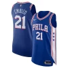 Joel Embiid Philadelphia 76ers Nike Moderne Authentic Jersey Association Edition Royal