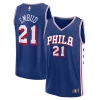 Joel Embiid Philadelphia Luxueux 76ers Fast Break Replica Player Jersey Icon Edition Royal