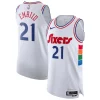 Joel Embiid Superbe Philadelphia 76ers Nike 2024/25 Authentic Player Jersey City Edition White
