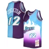 John Stockton Utah Jazz Hardwood Classics 1996/97 Split Swingman Jersey Authentique Purple/Turquoise