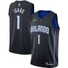 Jonathan Isaac Orlando Magic Nike Swingman Jersey Black Exclusif Icon Edition