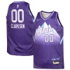 Jordan Clarkson Utah Jazz Nike Youth 2024/25 Stylish Swingman Player Jersey City Edition Purple