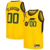 Jordan Clarkson Utah Jazz Uniques Jordan Brand Swingman Player Jersey Statement Edition Yellow