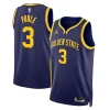 Jordan Classique Poole Golden State Warriors Jordan Brand Unisex Swingman Jersey Statement Edition Navy