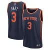 Josh Hart New Superbe York Knicks Fast Break Replica Player Jersey Statement Edition Navy