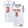 Josh Hart New York Knicks Fast Break Replica Player Jersey Association Edition White Classique