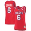 Julius Erving Philadelphia 76ers Women's 1982/83 Hardwood Classics Incontournable Swingman Jersey Red