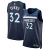 Karl Anthony Towns Minnesota Timberwolves Vibrant Nike Unisex Swingman Jersey Icon Edition Navy