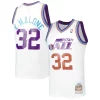 Karl Confortable Malone Utah Jazz 1991/92 Hardwood Classics Reload 3.0 Swingman Jersey White