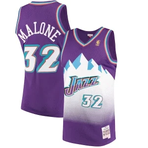 Karl Malone Utah Jazz 1996/97 Hardwood Classics Swingman Jersey Incontournable Purple