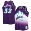 Karl Malone Utah Jazz Big & Distingué Tall Hardwood Classics 1996/97 Swingman Jersey Purple/White