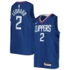 Kawhi Leonard Exquisite LA Clippers Nike Youth Swingman Jersey Icon Edition Royal/White