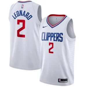 Kawhi Leonard LA Clippers Nike 2019/2020 Swingman Jersey Distingué Association Edition White