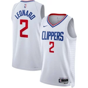 Kawhi Leonard Refiné LA Clippers Nike Unisex Swingman Jersey Association Edition White/Royal