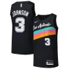 Keldon Johnson San Antonio Spurs Nike Swingman Tendance Player Jersey City Edition Black