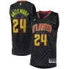 Kent Bazemore Atlanta Collectible Hawks adidas Swingman Jersey Charcoal