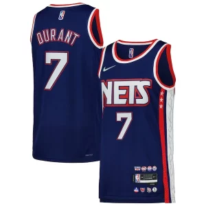 Kevin Durant Brooklyn Classique Nets Nike Swingman Player Jersey City Edition Blue/Gray