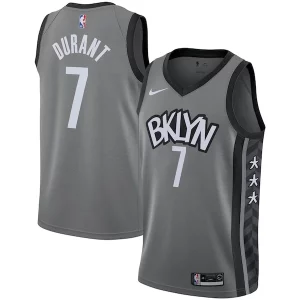 Kevin Durant Brooklyn Nets Exclusif Nike 2019/2020 Swingman Jersey Statement Edition Gray