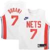 Kevin Durant Brooklyn Nets Nike Preschool 2022/23 Swingman Jersey White Classic Gracieux Edition