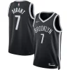 Kevin Durant Brooklyn Nets Nike Unisex Swingman Jersey Icon Edition Black/White Éclatant