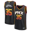 Kevin Durant Phoenix Suns Fast Break Replica Player Jersey Bold Statement Edition Black