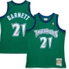 Kevin Garnett Minnesota Timberwolves 1997/98 Hardwood Classics Charming Reload 2.0 Swingman Jersey Green
