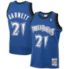 Kevin Garnett Minnesota Timberwolves 2001/02 Commémoratif Hardwood Classics Swingman Jersey Blue