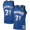 Kevin Garnett Minnesota Timberwolves 2001/02 Hardwood Classics Charming Swingman Jersey Blue