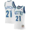 Kevin Garnett Minnesota Incontournable Timberwolves 1995/96 Hardwood Classics Swingman Jersey White