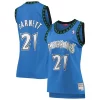 Kevin Garnett Tendance Minnesota Timberwolves Women's Hardwood Classics Swingman Jersey Blue