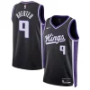 Kevin Huerter Sacramento Kings Nike Unisex Swingman Jersey Icon Edition Black Dashing