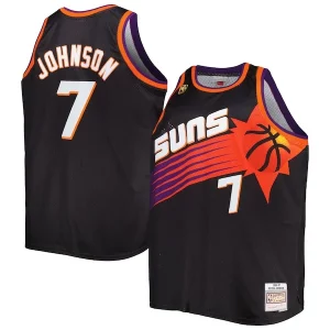 Kevin Johnson Exquisite Phoenix Suns Big & Tall Hardwood Classics 1996/97 Swingman Jersey Black