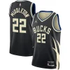 Khris Collectible Middleton Milwaukee Bucks Jordan Brand Unisex Swingman Jersey Statement Edition Black