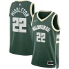 Khris Middleton Milwaukee Bucks Nike Unisex Swingman Jersey Exquisite Icon Edition Hunter Green