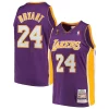 Kobe Bryant Éclatant Los Angeles Lakers 2008/09 Hardwood Classics Authentic Jersey Purple