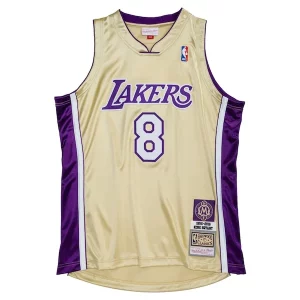 Kobe Bryant Los Angeles Lakers Hall of Fame Class of 2020 #8 Authentic Jersey Gold/Purple Éclatant