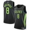 Kristaps Porzingis Boston Celtics Nike Unisex 2024/25 Swingman Player Personalisable Jersey City Edition Black