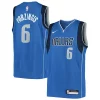 Kristaps Porzingis Incontournable Dallas Mavericks Nike Youth Swingman Jersey Icon Edition Blue