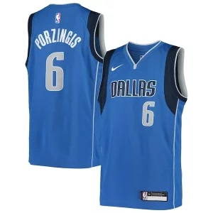 Kristaps Porzingis Incontournable Dallas Mavericks Nike Youth Swingman Jersey Icon Edition Blue