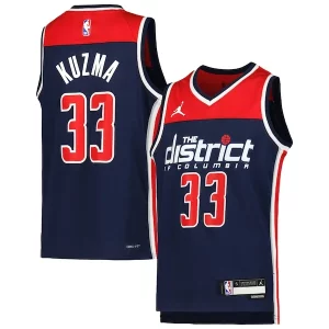 Kyle Kuzma Washington Admirable Wizards Jordan Brand Youth Swingman Jersey Statement Edition Navy