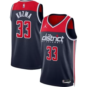 Kyle Kuzma Washington Wizards Distingué Jordan Brand Unisex Swingman Jersey Statement Edition Navy