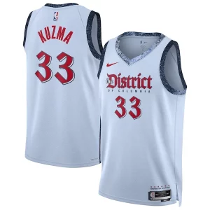Kyle Kuzma Washington Wizards Nike Unisex 2024/25 Charming Swingman Player Jersey City Edition Powder Blue