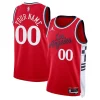 LA Clippers Jordan Brand Unisex 2024/25 Custom Swingman Jersey Éclatant Statement Edition Red