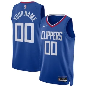 LA Clippers Nike Unisex Authentique Swingman Custom Jersey Royal Icon Edition